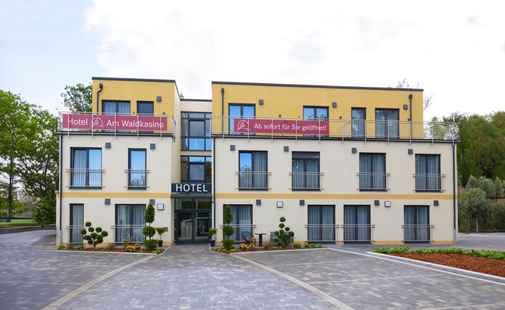Hotel Am Waldkasino Ерфурт Екстер'єр фото